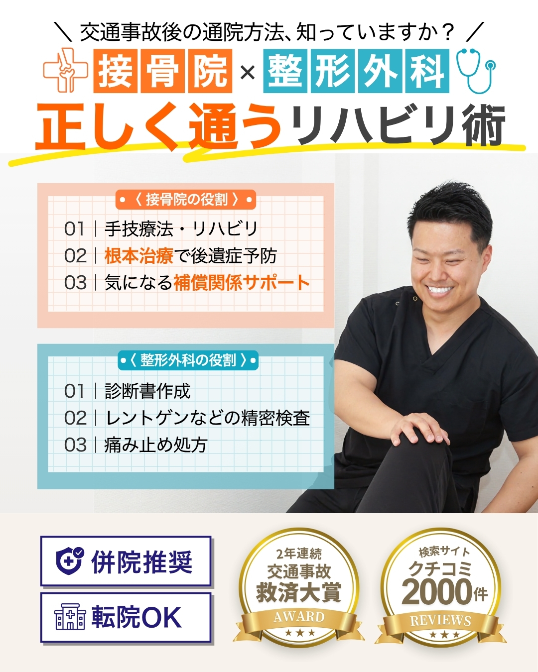 接骨院と整形外科の違い